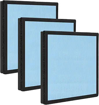 3 Pack HEPA 550 Filter, HEPA& Activated Carbon Filter Replacement Compatible with AlorAir CleanShield HEPA 550 Air Scrubber (17.2∩╝├15.3∩╝├2∩╝)