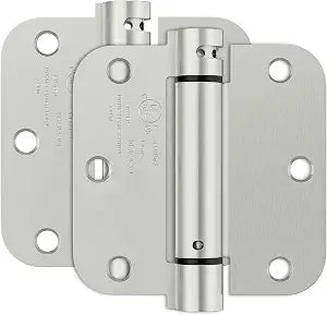 2 Pack Self Closing Door Hinges 3.5 Inch, Spring Hinges Self Closing