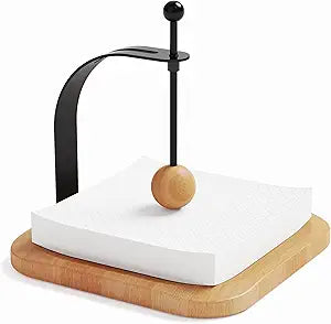 Napkin Holder for Table, Wood Napkin Holders for Paper Napkins, Cocktail Napkin Holder, Suitable for Kitchen, Restaurant, Bar, Office, Parties, Home Dcor, Hotel, Cafe (Beech Wood)