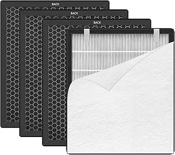 Replacement Filters Compatible with MOOKA C300 Air Purifiers,High-efficiency Activated carbon.∩╝4Pack∩╝