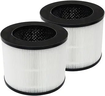 PUREBURG Replacement Filter Compatible with MOOKA & KOIOS EPI153 EP1153 EPI-153 EP1-153 Air Purifiers, Pack of 2, H13 True HEPA Activated Carbon 2-IN-1 4-Stage Filtration
