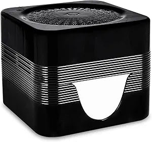 Water-Based Air Purifier Air Washer, Air Revitalizer with Filter Net, Air Fresher with Warm Color LED Night Light, Small Air Cleaner for Home and Office, Aroma Diffuser for Smoke & Pet