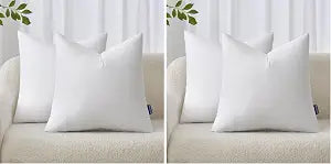 MIULEE 18x18 Inches Pillow Inserts Pack of 4, Decorative Throw Pillow Inserts for Couch