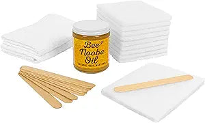 Bumblechutes BeeNooba Starter Kit  Food-Safe Wood Wax Oil  Beeswax & Tung Oil Finish for Cutting Boards, Bowls & Furniture  Natural Hardwax Alternative