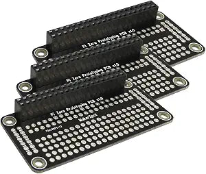 Proto Board Breadboard HAT Soldered with Female Pin Connector PCB Prototyping Board for Raspberry Pi Zero W (3 Pack)