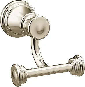 Moen YB6403NL Belfield Double Robe Hook, Polished Nickel