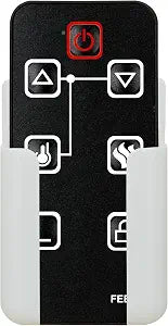 Replacement for FEBO Flame Electric Fireplace Heater Remote Control ZHS-30-A ZHS-30-C 13IN-30-054 14 in-32-083 14IN-32-083 384-16A-20-21 15IN-23-094 ZHS-23-B ZHS-32-D 14IN-28-078