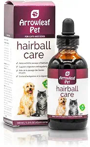 Hairball Care | Digestive Support for Cats and Dogs | Hairballs, Constipation, Intestinal Discomfort | 100mL Herbal Tincture