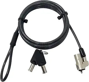 Sendt Black Notebook Laptop Keyed Lock for Wedge Security Slots