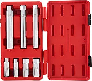 SUNEX TOOLS 8845 3/8-Inch Drive Master Spark Plug Set, CR-V, 7-Pieces