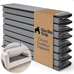GORILLA GRIP Heavy Duty Couch Cushion Support Board to Fix Sagging Sofas, 24 x 78 Wide Oversized Sofa, Slip Resistant Thick Boards Add Strong Seat Supports, Replacement Stuffing Firmer Couches, Grey