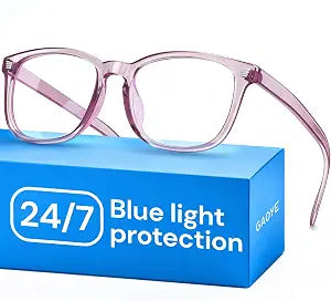 Gaoye Blue Light Glasses for Computer & Gaming - Transparent Brown