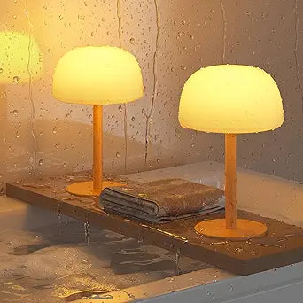 IP65 Shower Lamp Waterproof, 7500mAh Rechargeable Shower Lamp for Inside Shower, 18 Colors Cordless Shower Light, Stepless Dimming LED Table Lamp for Bathroom, Nightstand, Patio