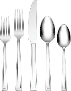 Hampton Forge Farmington 20-Piece Silverware Set for 4, Flatware