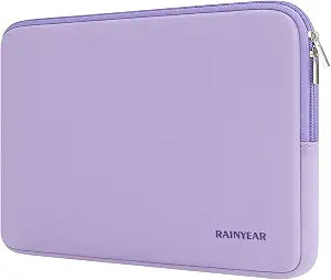 RAINYEAR 14 inch Laptop Sleeve Case Soft Padded Carrying Bag, Purple