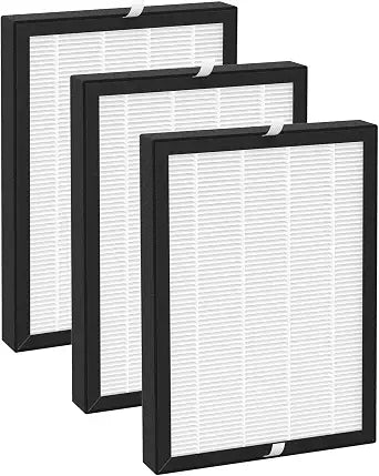 3 Pack GL-FS32 Replacement Filter Compatible with MOOKA KOIOS Azeus GL-FS32 Air Purifiers, 3-in-1 H13 True HEPA Filtration
