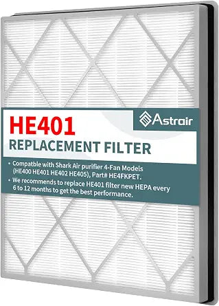 HE401 Filter Compatible with Shark HE401 HE402 HE405 Air Purifier