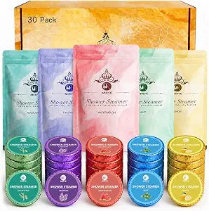30 Pack Shower Steamers Bath Bombs Aromatherapy Gifts for Women