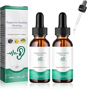 2PCS Tinnitus Relief Ear Drops, Earwax Removal & Ear Cleaning Solution, Ear Hygiene Liquid