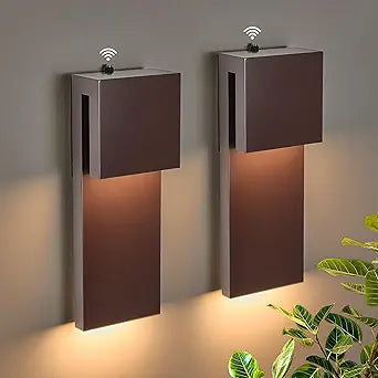 Tarentlight Outdoor Light Fixtures Wall Mount Set of Two, Dusk to Dawn Patio Wall Lamp, Black Exterior Lighting Fixtures for Porch, Patio, Backyard, Garage - Waterproof Front Porch Lights
