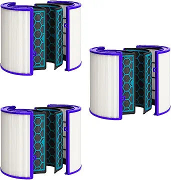Nispira HP04 TP04 Replacement Filter for Dyson Air Purifier Pure Humidify Pure Hot+Cool HP06 HP07 HP09 HP10 HP4B TP4A TP7A TP06 TP07 TP09 TP10 PH01 PH02 PH03 PH04 PH3A Part 970341-01, 3 Packs