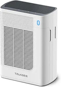 T356 New White Air Purifier for Home Large Room Bedroom Up to 1937 Ft┬▓ in 1 Hr With Double-sided Air Inlet, Air Quality and Light Sensors, HEPA Sleep Mode for Allergies, Dust, Smoke, Pet Hair