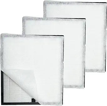 Nispira HY4866 3 in 1 True HEPA Replacement Filters | Compatible with MORENTO HY4866 Air Purifier and YIOU M1 Air Cleaner Purifier | Removes Smoke, VOCs, Odor | Pack of 3