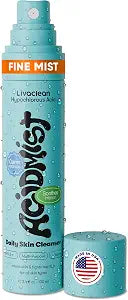 Hypochlorous Acid Spray for Face & Body - 3.4 fl oz 0.02% HOCL - Helps Reduce Redness and Breakouts - Travel Size Hypochlorous Spray - Multi-Purpose Topical Facial Skin Repair - pH-Balancing Toner