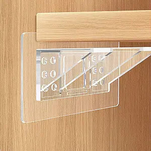 12 Pieces Large Size Adhesive Shelf Bracket, Shelf Support Pegs