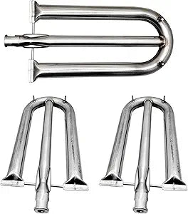 S1246C (3-Pack) 14.5" x 6.25" Stainless Steel Burner Replacement for American Outdoor Grill 24NB, 24NG, 24NP, 24PC, 30NB, 30PC, 36NB, 36PC