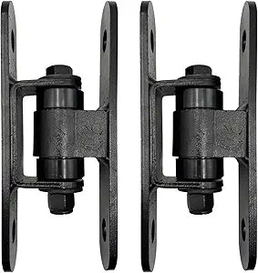 Heavy Duty Bolt On Sealed Bearing Gate Hinges Replacement for 1100lbs Adjustable Industrial Hinge Fit for Large Driveway Gates Wood Metal Swing Gate Hinges