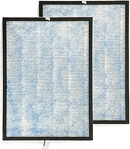 Nispira True HEPA with Activated Carbon Pre Filter Replacement Compatible with Membrane Solutions MSA3 Air Purifier, 2 Pack