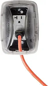 Intermatic WP3100C Weatherproof Outdoor Electrical Outlet Cover,Single-Gang