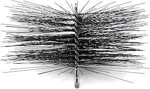 Midwest Hearth Square Wire Chimney Cleaning Brush (12-Inch Square) Made in USA