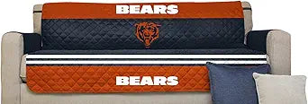 Pegasus Sports NFL Unisex NFL Sofa Couch Reversible Furniture Protector with Elastic Straps, 75-inches by 110-inches