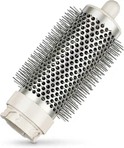 Round Brush Attachment for Shark FlexStyle HD400,Oval Volumizing Brush for Shark Flex Style, Smooth Styling Adds Volume for Straight Wavy Curly Coily Hair, Silver