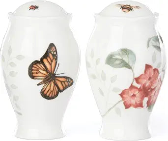 Lenox Butterfly Meadow Porcelain Salt and Pepper Shakers