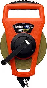 Crescent Lufkin 1/2" x 100' Pro Series Engineer's Ny-Clad Steel Tape Measure - PS1806DN