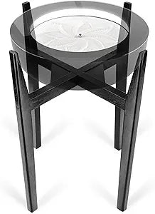 HoMedics Drift Sandscape Solid Wood Sand Table Stand 16 Compatible drift 16, ST-300-BK and ST-300-CE, Black Walnut (Stand Only, Drift Sold Separately)