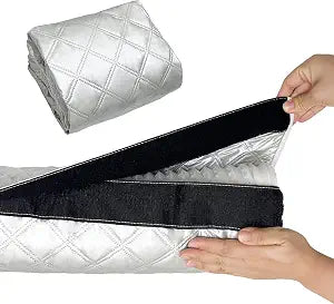 FSEN Portable Air Conditioner Hose Cover Wrap, Universal Pipe Insulation Sleeve for Portable AC Hose&HVAC Insulation Wrap, Fits 5"to6.7" Dia Exhaust Hose, dual layer Heat&Noise Reduction, Easy Install
