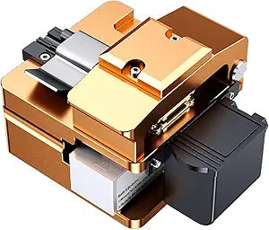 S09 High Precision Fiber Cleaver - Fiber Optic Cleaver Cutter Tool with 0.25/0.9/2.5-3.0mm Fiber Holder,16 Cleaving Spots,58000 Times -FTTH Optical Fiber Cutting Knife Tools for Cold Splice Hot Fusion