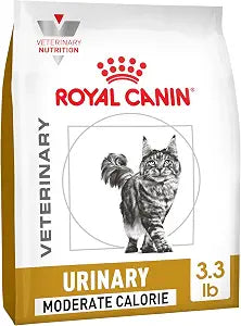 Royal Canin Veterinary Diet Feline Urinary SO Moderate Calorie Adult Dry Cat Food, 3.3 lb Ba