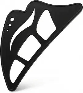 All-in-One Silicone Makeup Stencil Tool, Smudge Free Makeup Pad (Black)