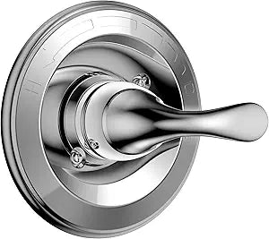 Replacement for D Faucet 13 Series Single-Function Shower Valve Trim Kit, Shower Handle, Chrome Shower Trim Kit T13020 (RP46074 Cartridge Included, Valve Not Included)
