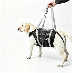 Dog Sling for 44-88LB Dogs, Waterproof Dog Lift Harness with Handles, Full Body Mobility Support for Senior, Injured Dogs, Rear Leg Support for Hip Dysplasia, Arthritis, ACL & Surgery Recovery
