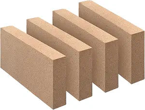 Fire Bricks, Food Grade Woodstove Firebricks, Size 9 x 4-1/2 x 1-1/4