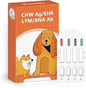 4-in-1 Dog Health Management Card 4-in-1 Canine Health Signal Analyze Common Canine Illnesses Quick and Easy at-Home Testing