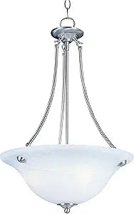 Maxim Lighting Malaga 3-Light Pendant Light | Satin Nickel Finish | Transitional Indoor Light Fixture | Ideal for Kitchen Islands & Dining Rooms | Home Decor Ceiling Fixture | 2682FTSN