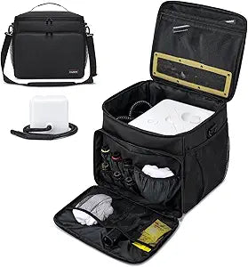 Steam Cleaner Storage Bag Compatible with Dupray Neat & Neat Plus Steam Cleaners, Carrying Case with Pockets for steam Cleaner Accessories, Organizer for Home Cleaning Supplies