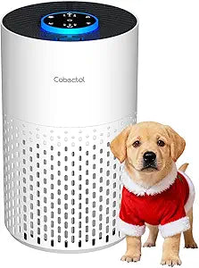 Air Purifiers for Bedroom Home, Cobectal Air Cleaner with HEPA 3-in-1 Filter for Room up to 1050 ft┬▓, Aroma Function, Sleep Mode, Portable Air Purifiers for Office, Dorm, RVs, White
